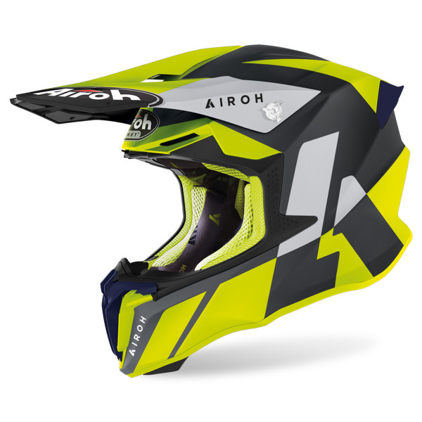 AIROH Airoh Twist 2.0 Lift Yellow Blue Matt